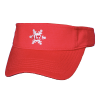 Red Sport Visor with Alta Snowflake